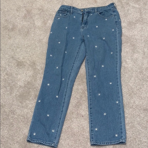 pacsun raining daisy mom jeans